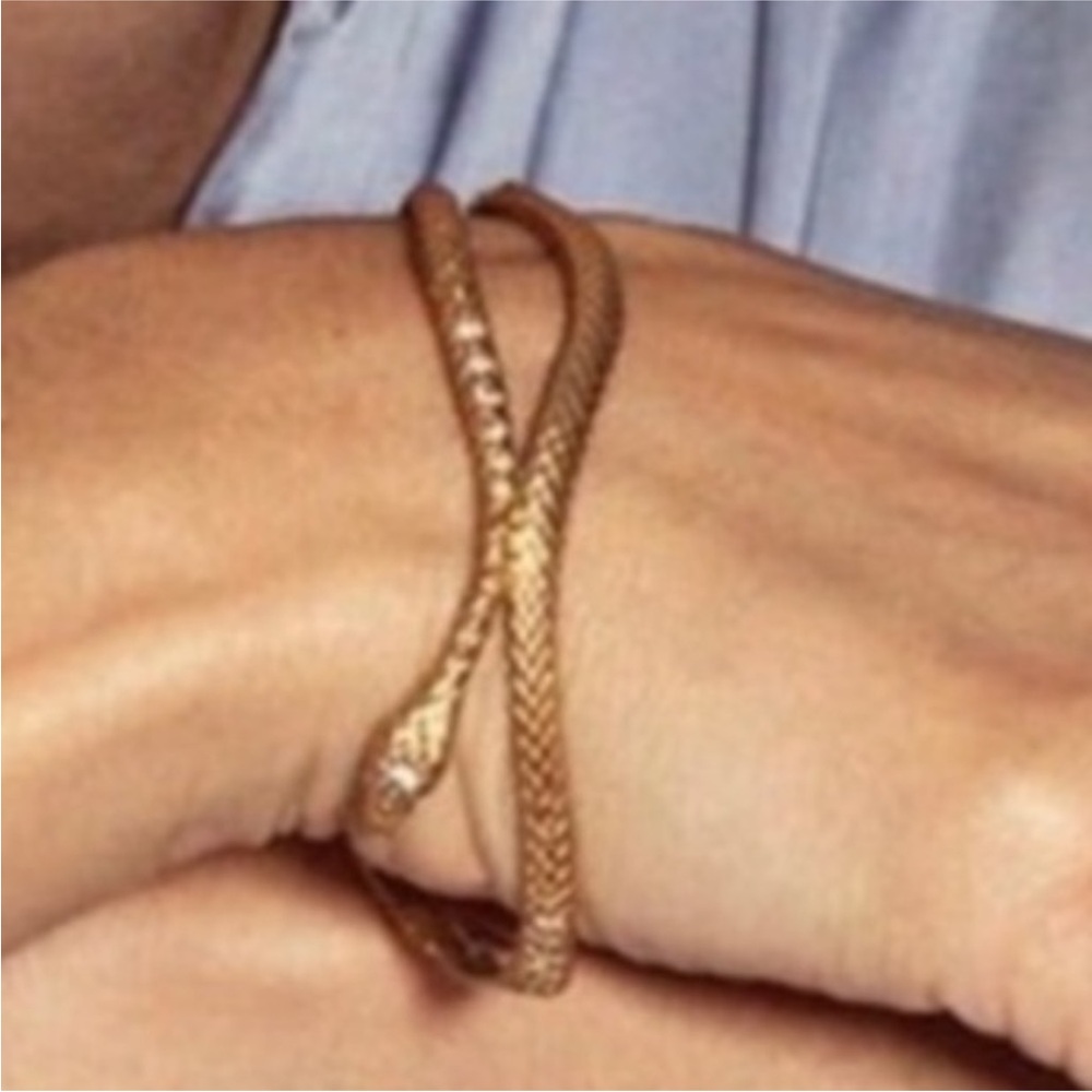 Kendra Scott vintage gold snake 🐍 bracelet - Picture 2 of 5